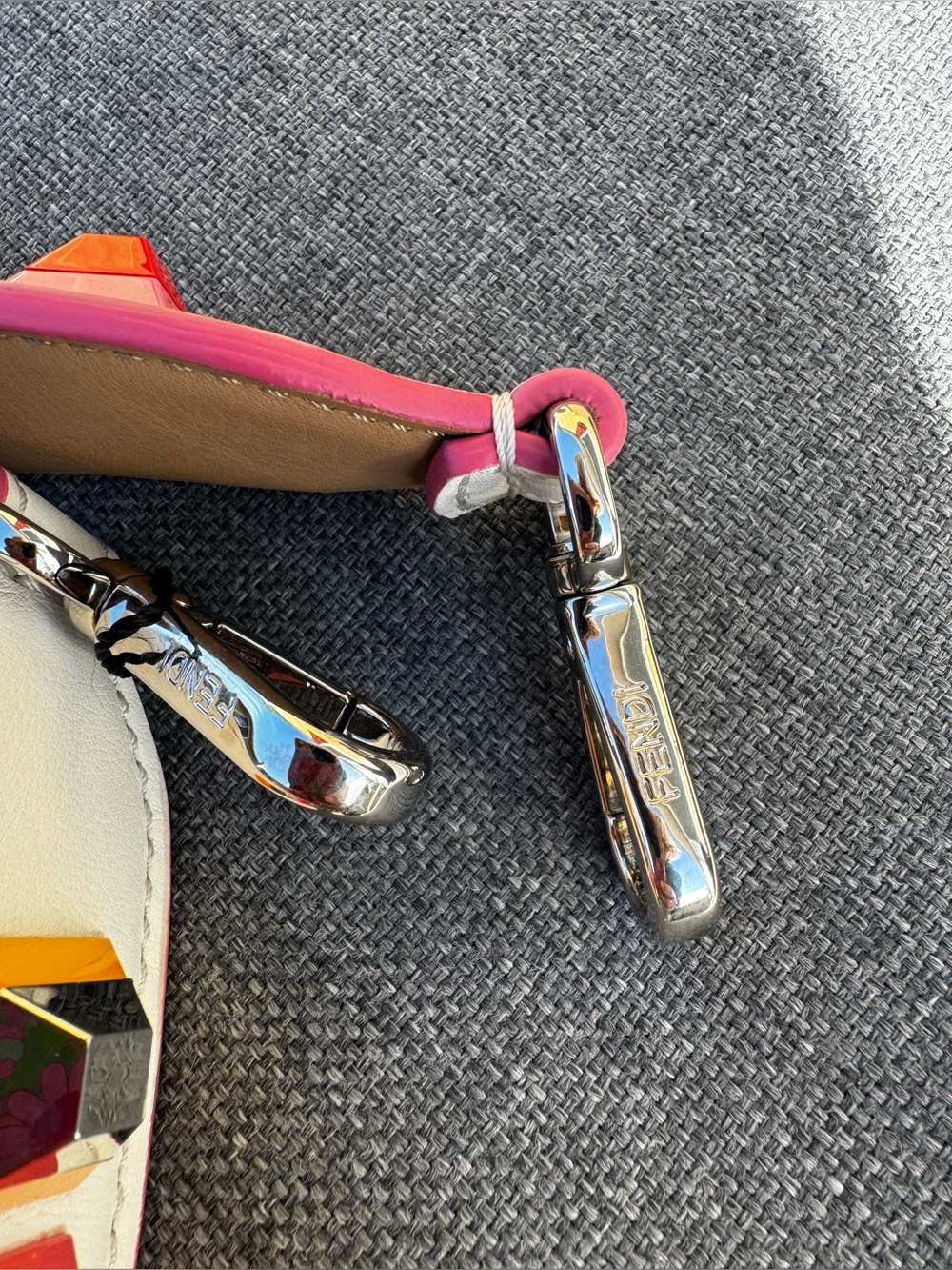 Fendi studded strap. Multi color studs - Picture 5 of 5